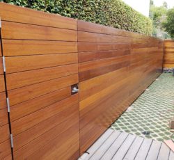 Ipe Horizontal Wood Fence?  Why not Mahogany?